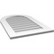 Ekena Millwork Round Top Surface Mount PVC Gable Vent: Non-Functional, w/ 3-1/2"W x 1"P Standard Frame, 22"W x 34"H GVPRT22X3401SN - alternate 3